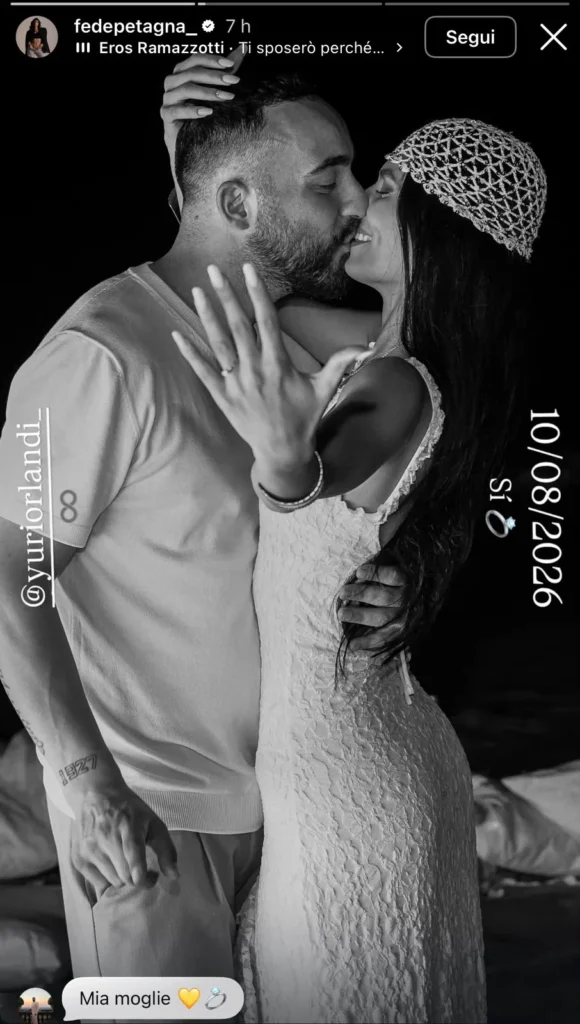 Grande Fratello, Federica Petagna si sposa 2