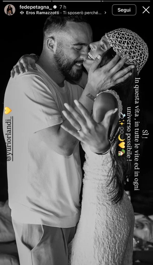 Grande Fratello, Federica Petagna si sposa 3