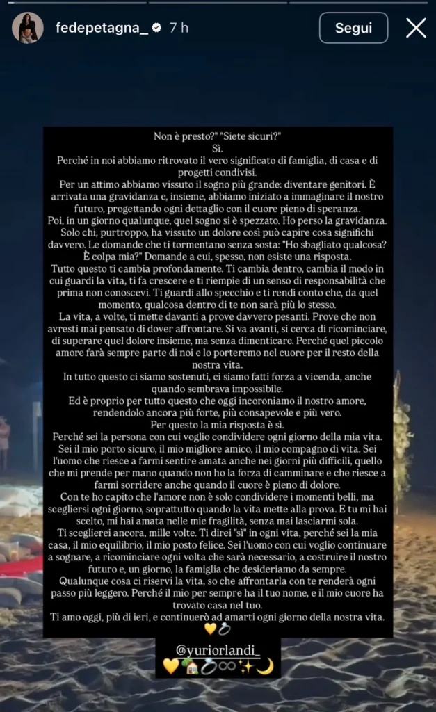 Grande Fratello, Federica Petagna si sposa 4