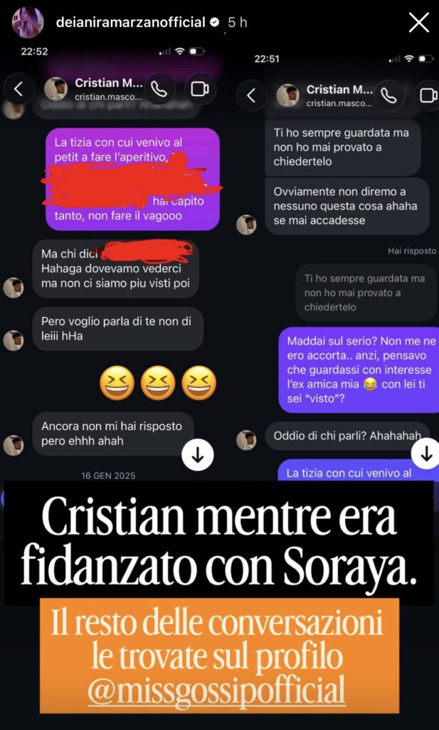 Temptation Island, spuntano le chat di Cristian con altre donne 2