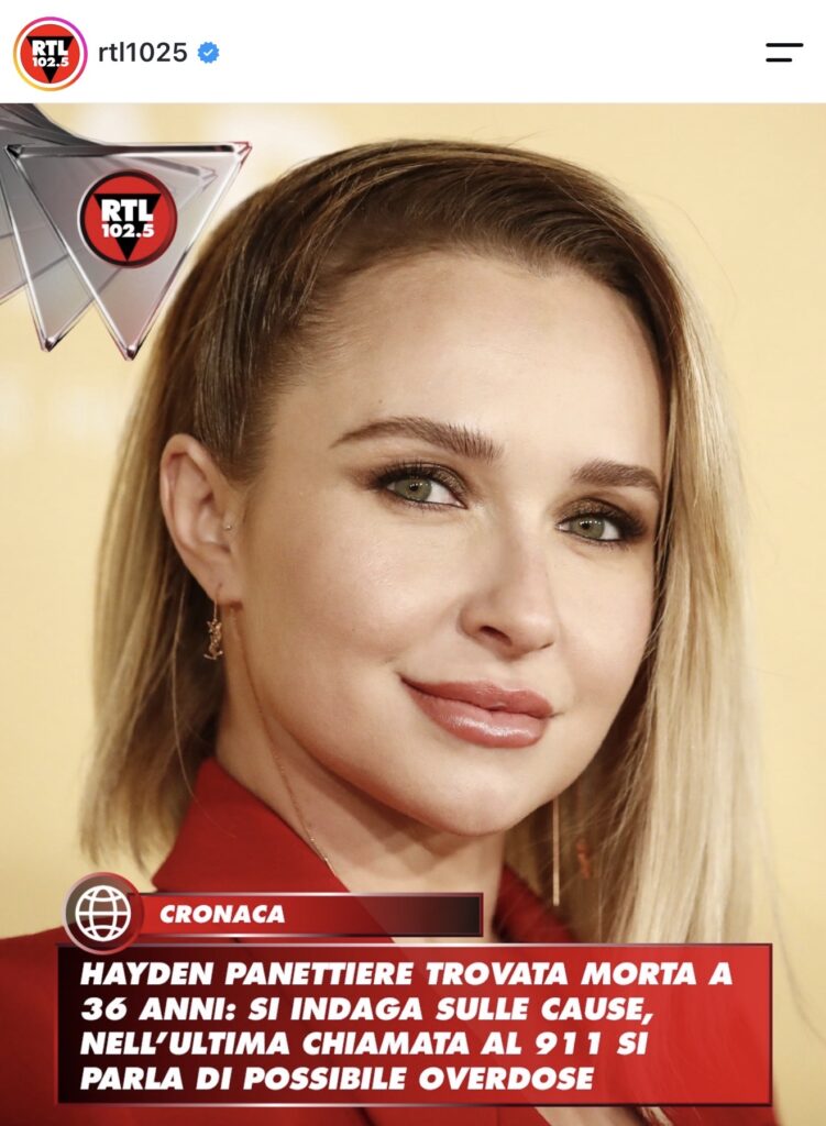 Hayden Panetterie, mistero sulla morte 2