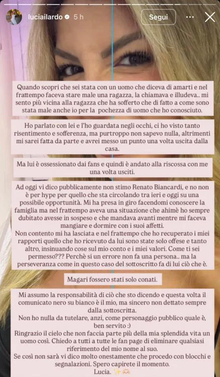 GFVIP, le parole durissime di Lucia contro Renato 2
