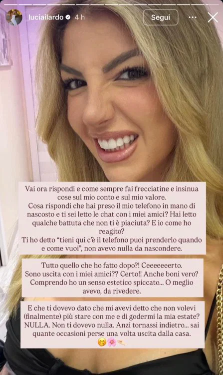 GFVIP, le parole durissime di Lucia contro Renato 4