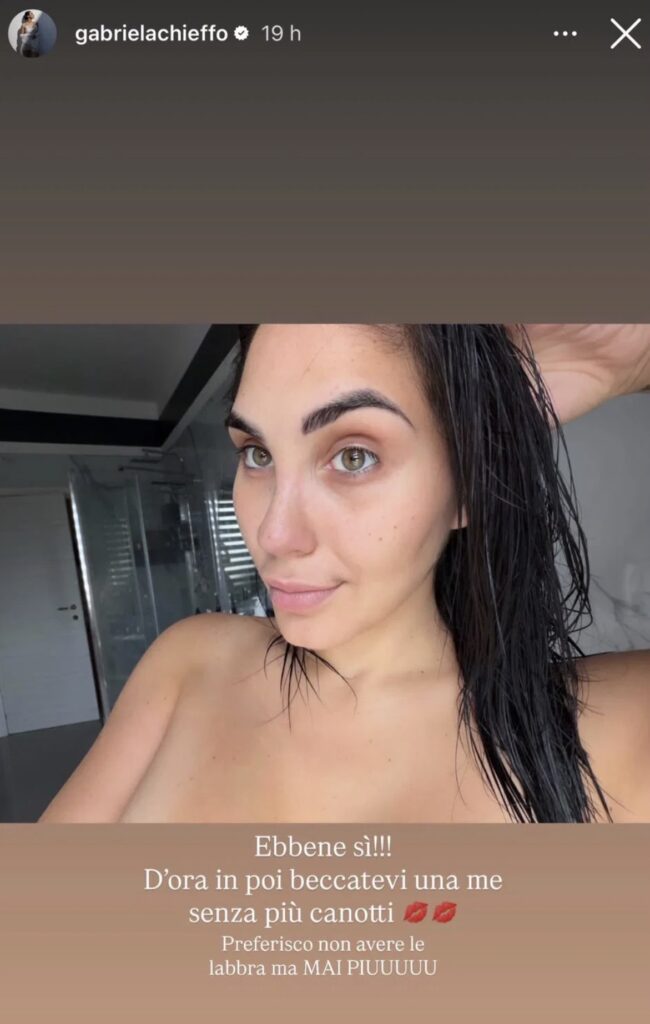 Temptation Island, Gabriella Chieffo toglie le labbra a canotto 3
