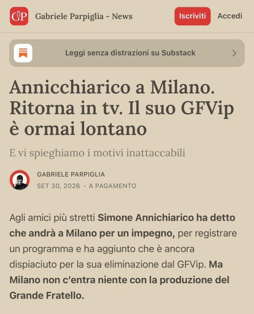 GFVIP, Simone Annichiarico nuovo progetto in Tv 2