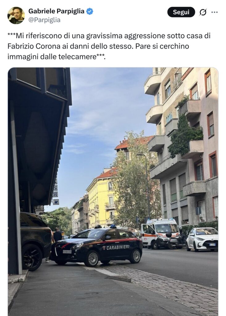 Fabrizio Corona aggredito da 6 persone 2