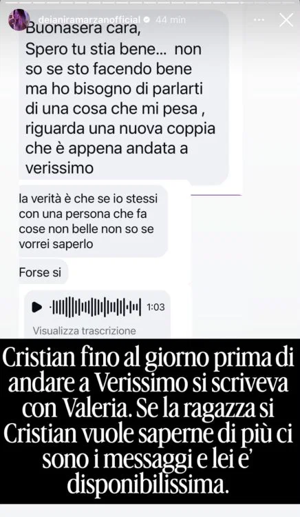 Temptation Island, Cristian ha tradito Nicole? 2