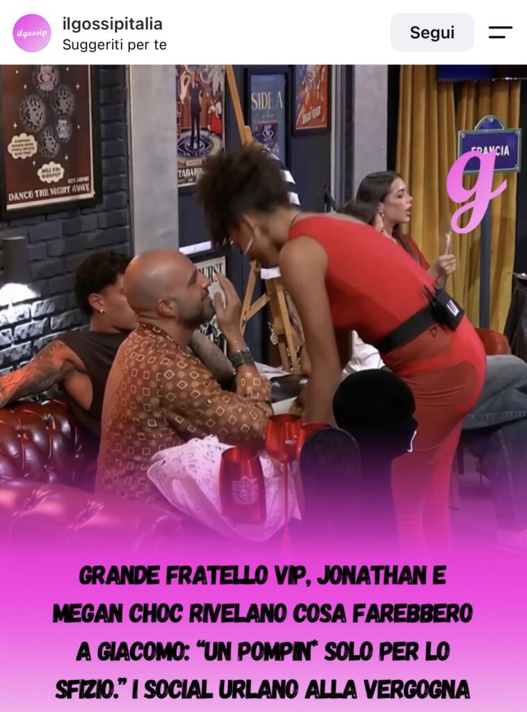 GFVIP, Megan e Jonathan parlano di Giacomo usando frasi molto “hot” 2