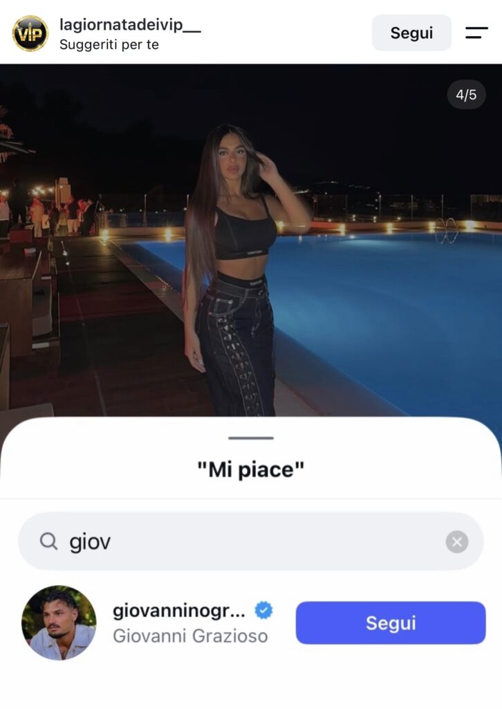 Uomini e donne, spuntano i like di Giovanni a Sara 3